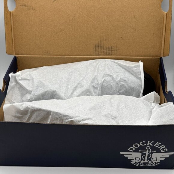 Dockers Shelter Black Leather Lace-Up Oxford Shoes Oil Resistant Non-Slip 12 M - Picture 8 of 11